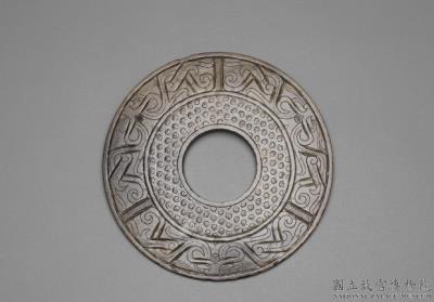 图片[2]-Jade Bi Disc with Double-Bodied Beast Pattern, mid-Warring States period to Western Han dynasty, 375 BCE-8 CE-China Archive